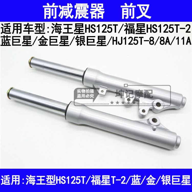适用豪爵蓝巨星金巨星银巨星海王星福星摩托车前减震器避震器前叉