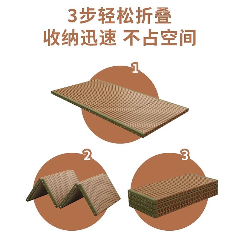 折叠榻榻米垫子订制打地铺专用午睡神器日式踏踏米床垫子椰棕地垫