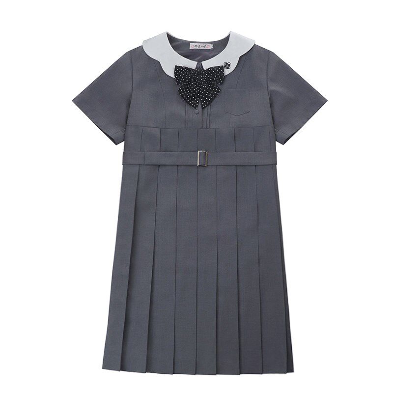 樱花家族甜美JK制服【葵子小姐】卡奶裙百褶连衣裙学院风短袖女