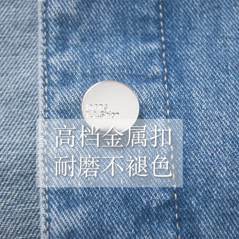 软牛仔马甲女新款短款破洞无袖外套春季纯棉修身背心蓝色时尚外搭
