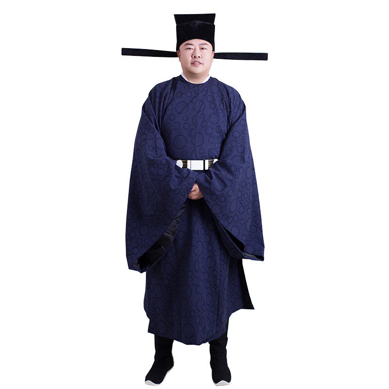 宋制圆领袍男士汉服中式婚服红色宋公官袍大码婚礼主持司仪礼服装