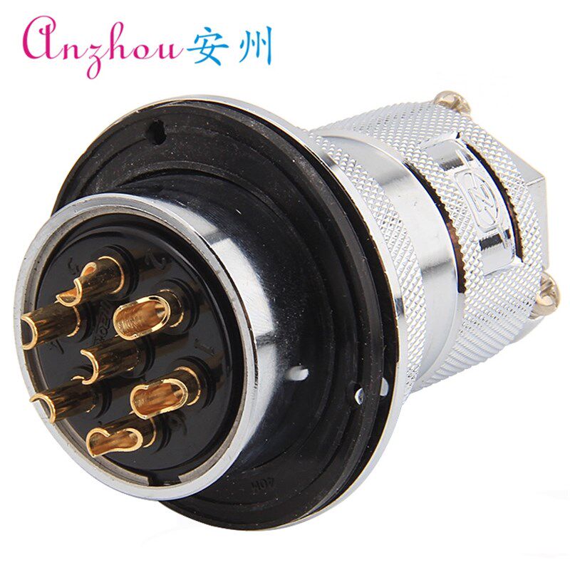 40M-7A 40M-7E 航空插 连接器 GX40-7P 7芯 航空插头