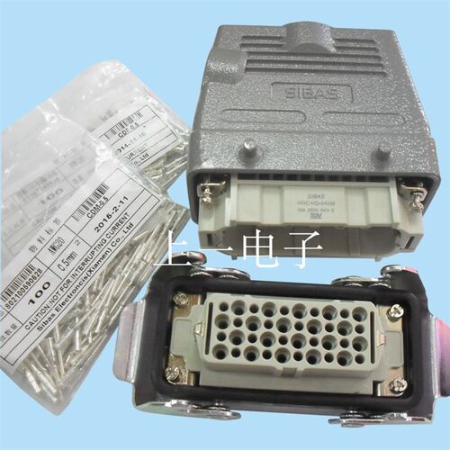 原装正品TE泰科SIBAS西霸士重载连接器HDC-HD-040M/F配CDM/F插针