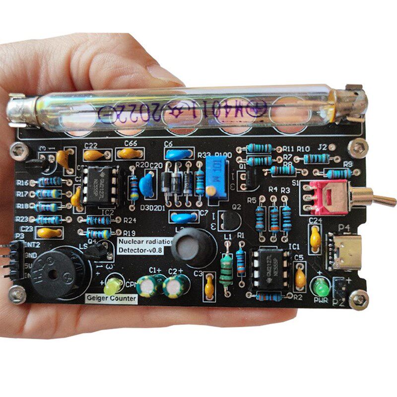 组装好的盖革计数器套件V0.8/开源 DIY/外贸英文资料/github