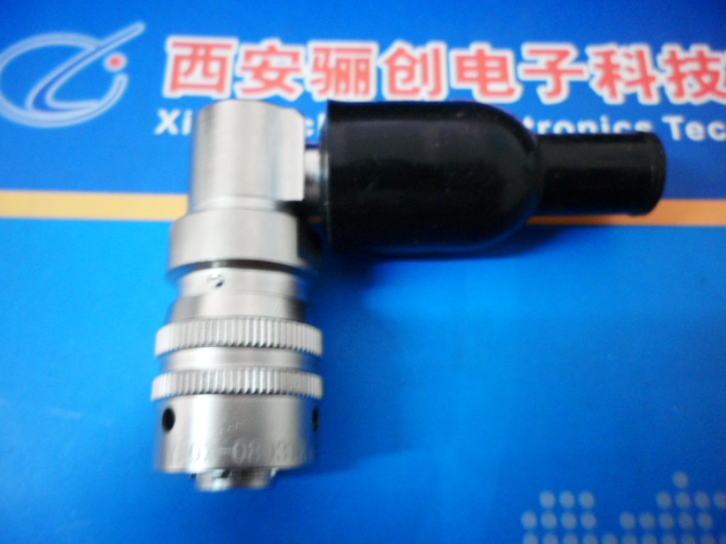 Y50X圆形连接器Y50X-0803TK5 /0803zk20/0803TJ5航空插头3芯弯头