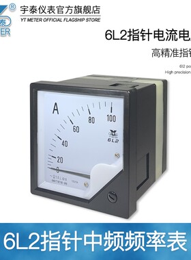 6L2中频频率表100v 1000hz 1500hz 2000hz指针赫兹表80*80mm450HZ