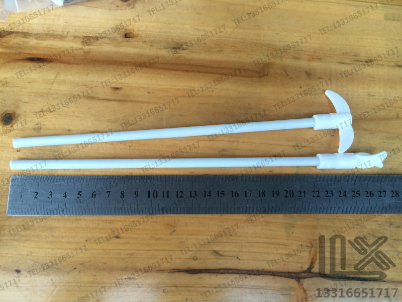 长25cm 展开55mm 铁氟龙 塑料王 聚四氟 搅拌棒 聚四氟 搅拌桨