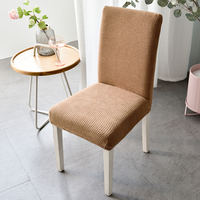 Simple household chair covers, chair covers, seat covers, cushions, backrests, one-piece dining chair covers, universal stool covers, elastic dining tables thumbnail 8