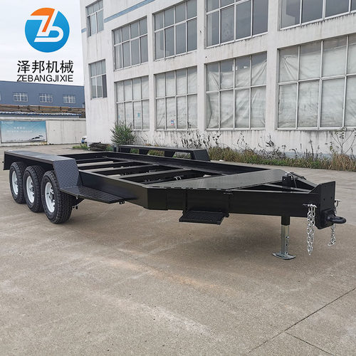 发电机组拖车8吨转运拖车运输行走框架拖车 叉车牵引房车底盘重型