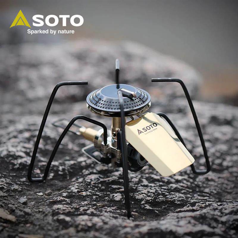 【新品】日本SOTO蜘蛛炉ST-340BR黄铜版黑蜘蛛炉 户外露营卡式炉