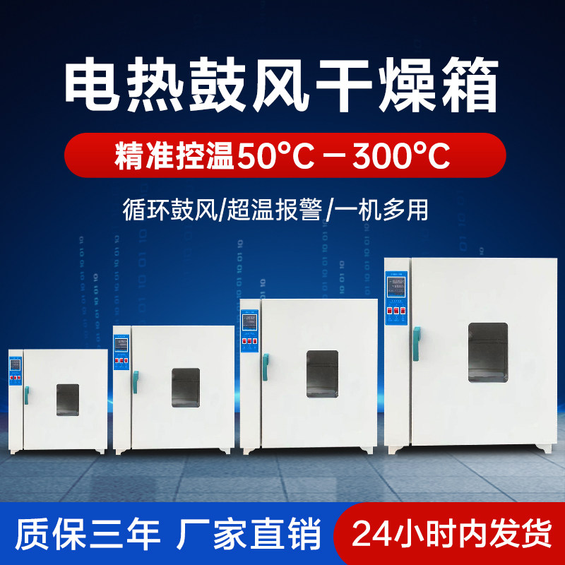 电热恒温鼓风干燥箱小型加热烘干机高温工业用烤箱老化烘箱实验室