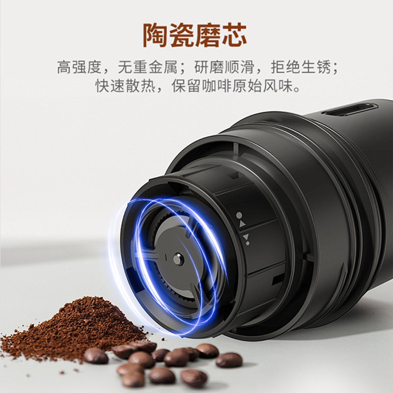 LAVIDA唯地一人用咖啡机电动研磨手冲一体旅行便携式小型磨豆套装