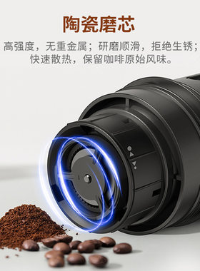 LAVIDA唯地一人用咖啡机电动研磨手冲一体旅行便携式小型磨豆套装