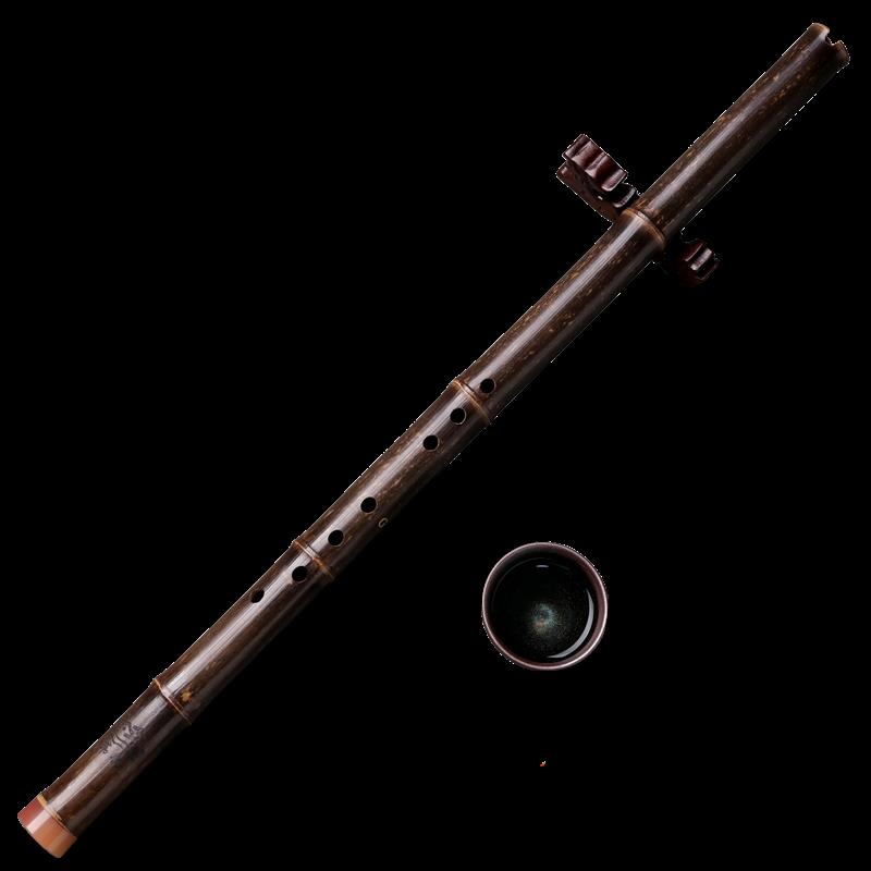 萧乐器初学者入门紫竹短箫专业洞箫8孔g调古风一节 潇F调素箫笛