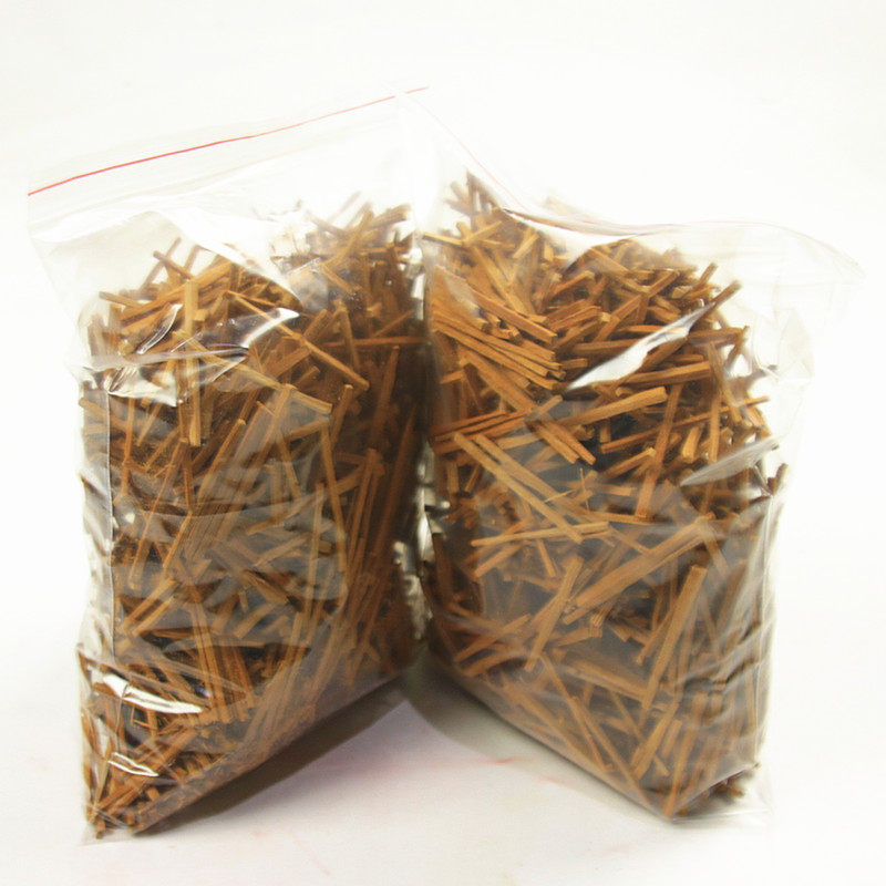 包邮老山檀香木条细牙签木条供佛檀香木料原木棒木块香一包400克