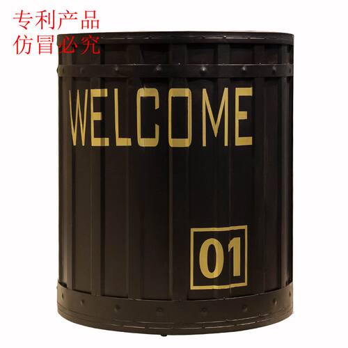 工业风复古收银台铁艺小接待台柜台餐饮迎宾台服装店前台小吧台
