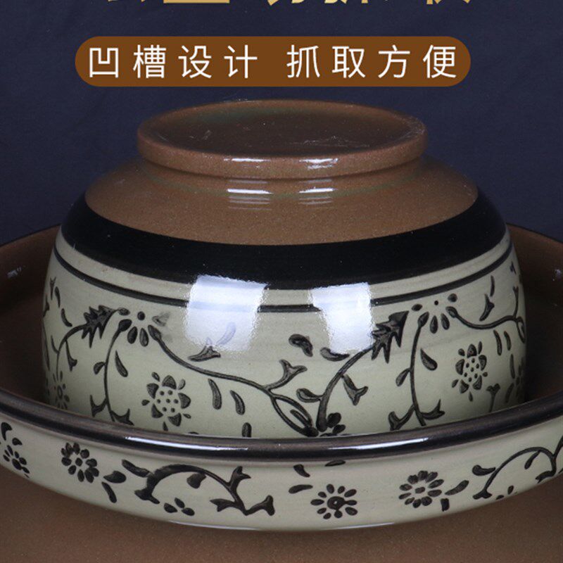 四川泡菜老坛子家用土陶带盖老式土陶罐瓦罐缸陶瓷咸菜酸菜腌菜坛