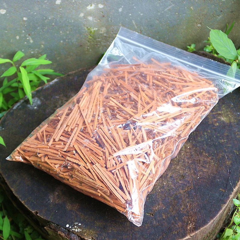 包邮老山檀香木条牙签木条供佛檀香薰木料原木木棒大香一包400克