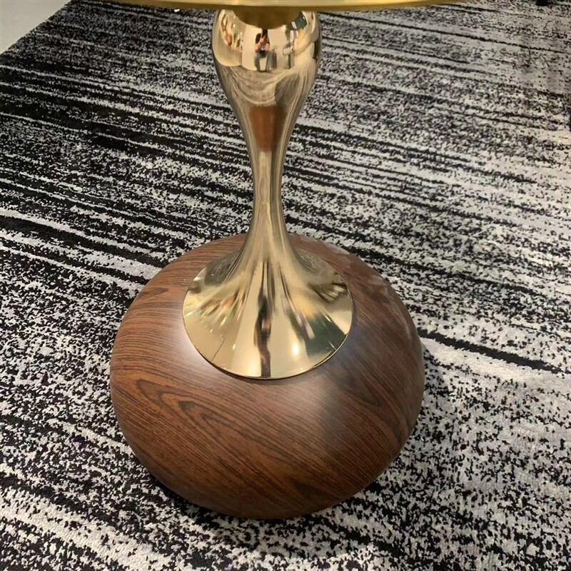 小蛮腰二代随手k几意式极简圆几边几圆形茶几简约创意不锈钢网红