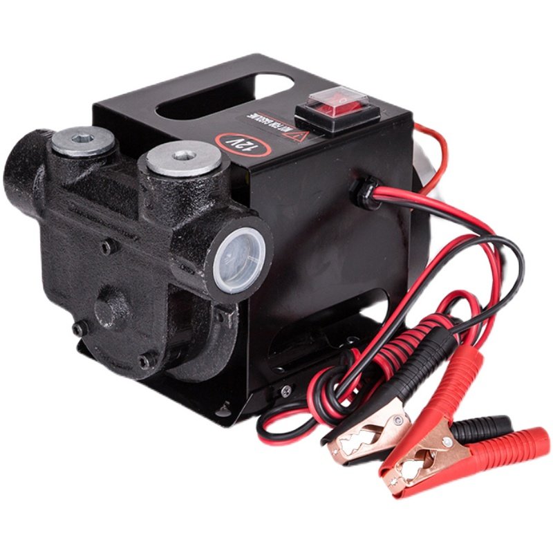 电动抽油泵12V24V220V大功率550W柴油泵大流量自吸泵齿轮泵加油机