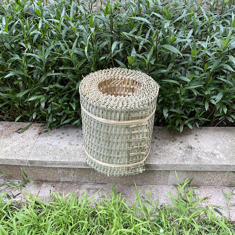 围栏篱笆栅竹编墙网园艺种植达圈养小动物竹青纯手工编织鸡鸭护栏
