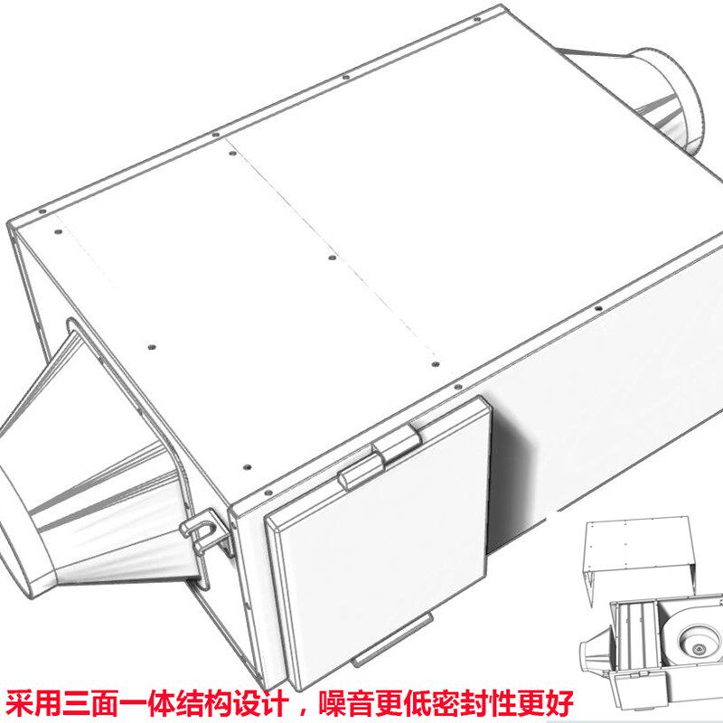 德备单一送风净化pm2.5新风机静音送风机换气机壁挂窗式空气净化