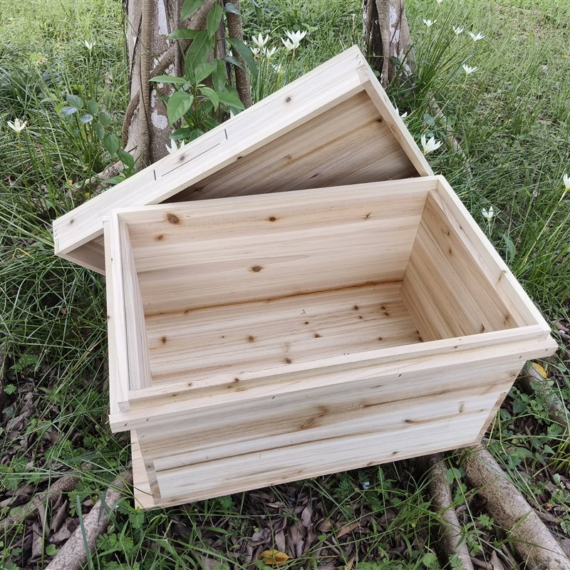 中蜂箱标准杉木烘干蜂箱养蜂工具蜜蜂蜂箱可定制蜂箱厚1.4厚包邮