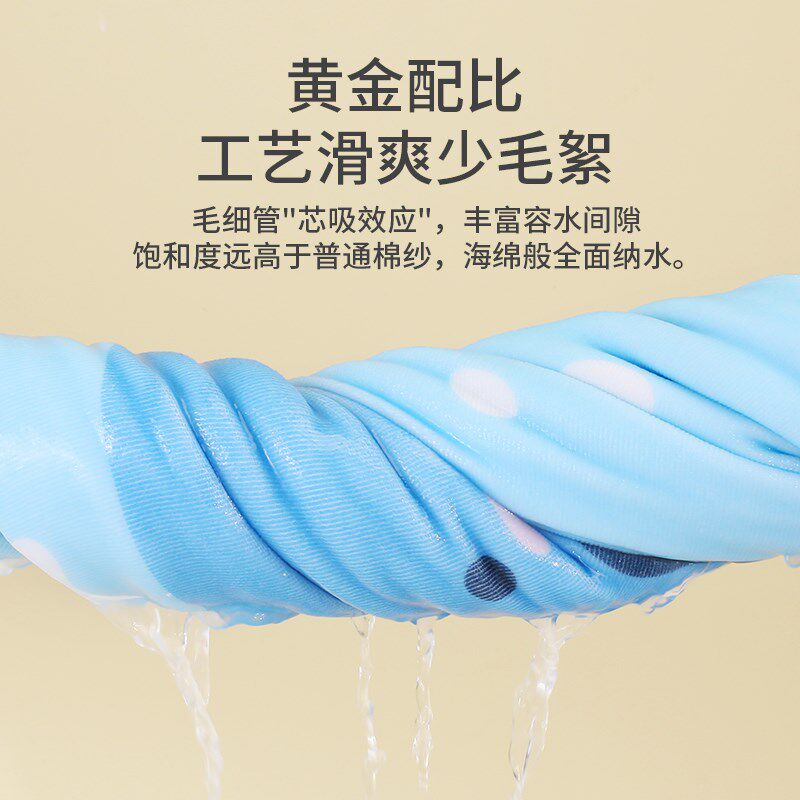 儿童浴巾斗篷带帽家用夏季宝宝可穿浴袍吸水速干中大童游泳沙滩巾