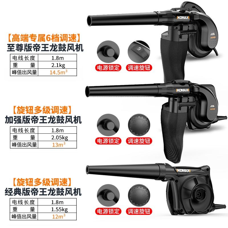 一体式吸尘器家用打扫卫生死角车载吹吸两用吹风机除尘鼓风机铜芯