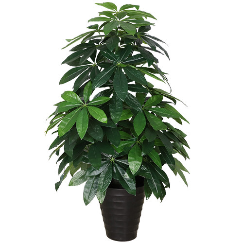 仿真绿植发财树客厅大型落地花盆栽景塑料装饰植物室内假花树摆件