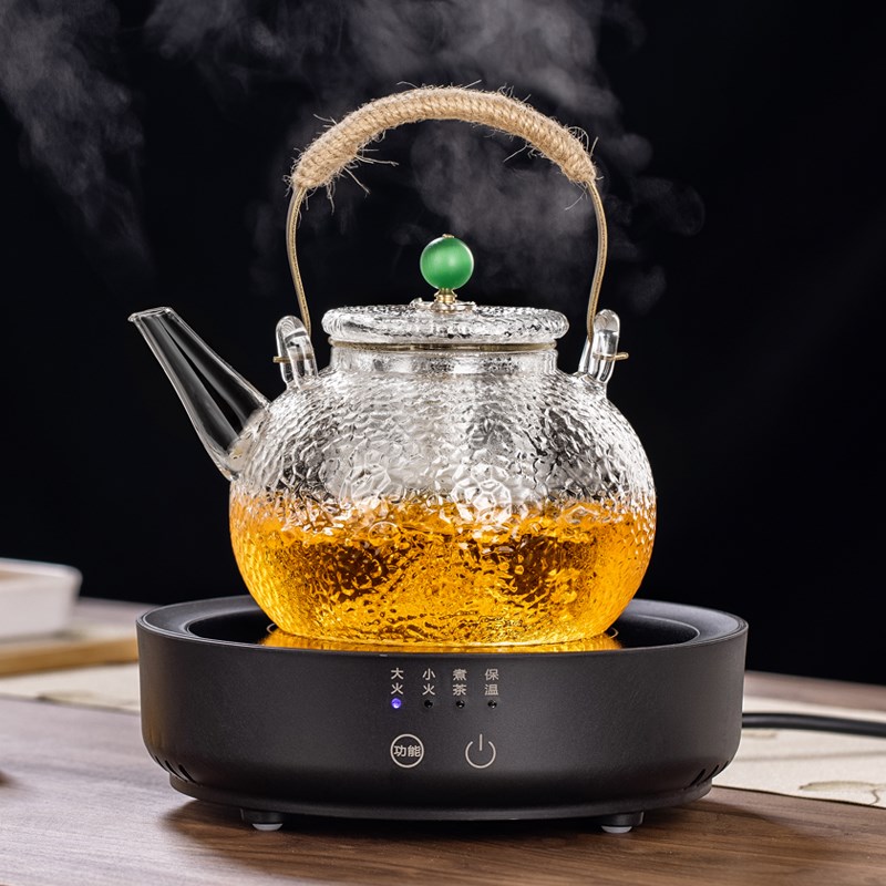 2025新款悦龙门小型电陶炉迷你煮茶炉电磁炉烧水泡茶壶蒸煮茶器