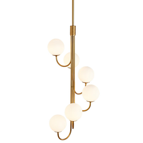 楼梯吊灯长吊灯简约现代旋转loft公寓挑空客厅灯斜顶小复式楼吊灯