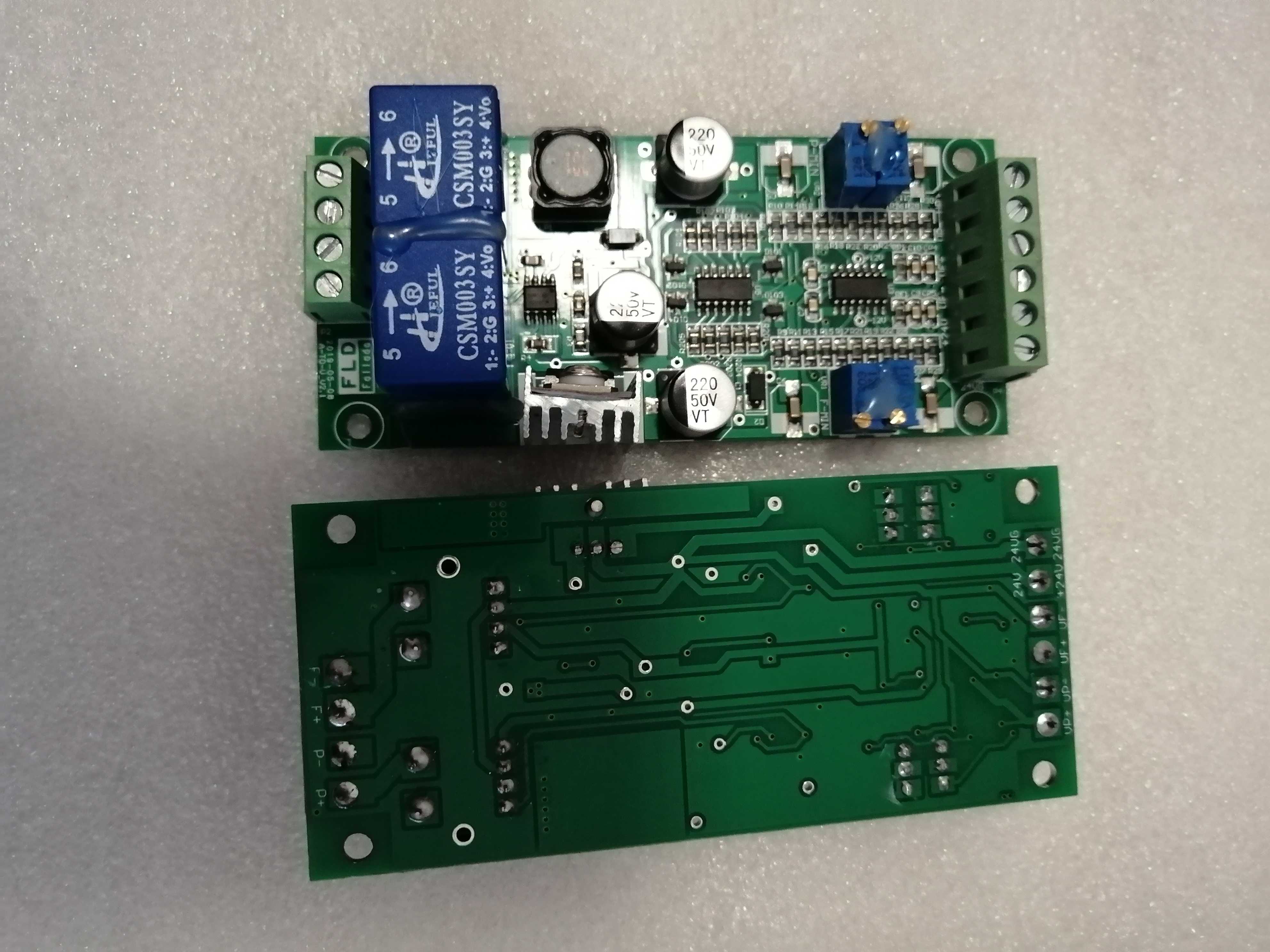 注塑机伺服改造0-1.电流转电压转接板(0-10V)可调式变频信号板
