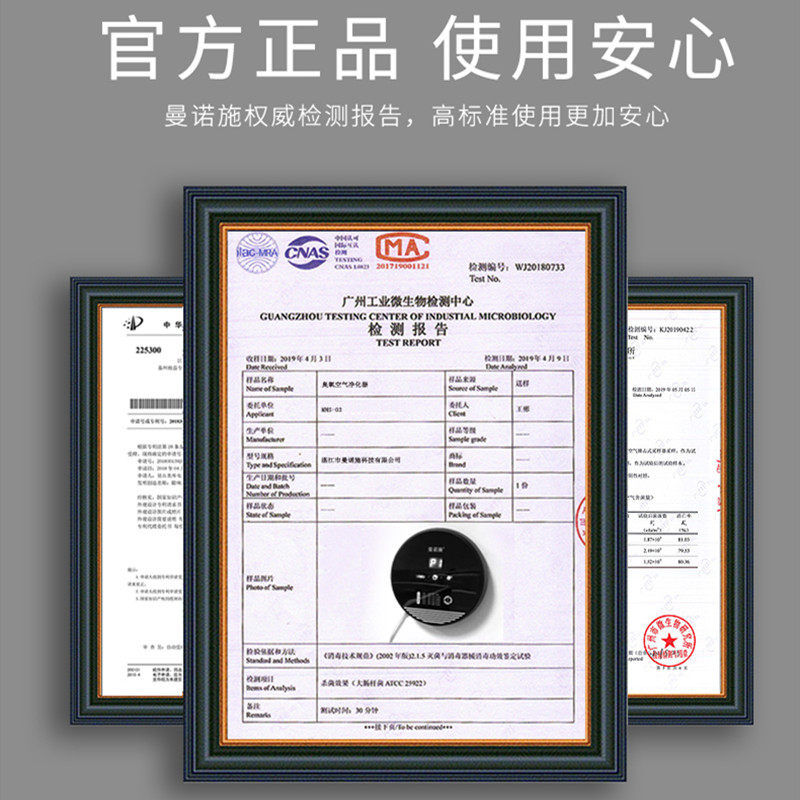 空气净化器家用除甲醛臭氧消毒机发生器卫生间杀菌消毒宠物除臭味