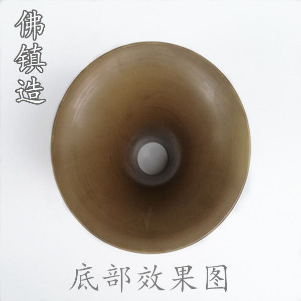 佛镇造无缝唢呐碗 纯铜唢呐喇叭口唢呐配件大号喇叭笛波 加厚黄铜