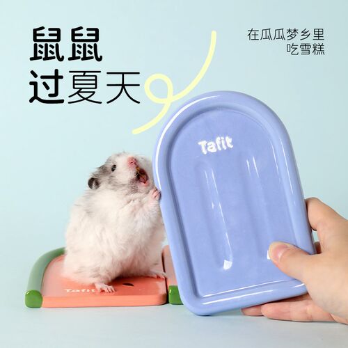 它适西瓜仓鼠冰垫夏天降温板神器凉垫凉席冰屋金丝熊专用夏季用品