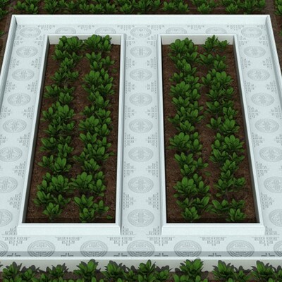 菜地沟板模具花园脚踏石庭院全套水泥围栏沿路菜园地面模具新款
