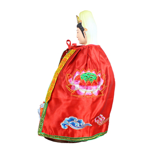 佛衣佛像披风佛袍观音衣服关公财神小款斗篷龙袍神像披肩莲花30cm