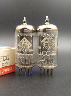 全新德律风根 ECC82 12AU7 ECC83 12AX7 6N4电子管坑屏T云母 滑屏