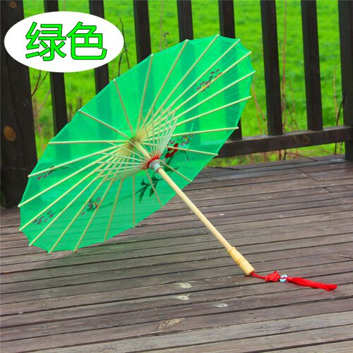舞蹈伞演出道具伞透明绢纱伞江南古典装饰伞广场跳舞伞工艺油纸伞