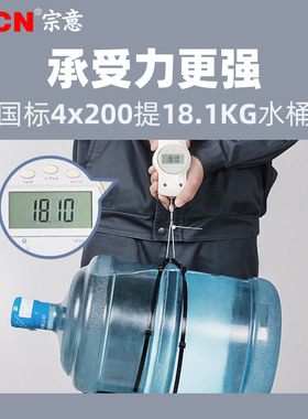 国标尼龙紮带黑色4*200自锁式塑料电线捆绑束线带强力卡扣勒死狗