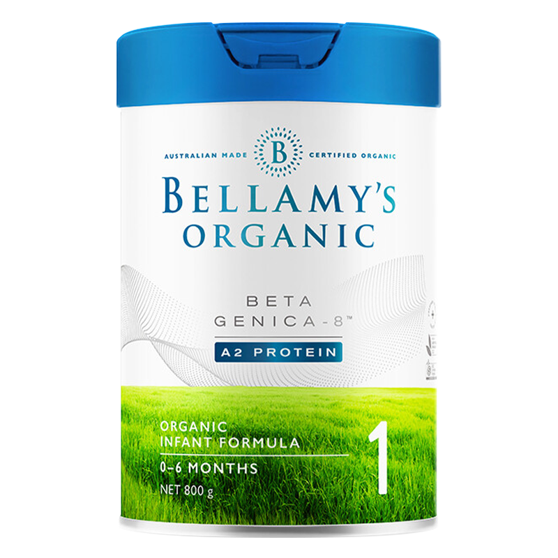 Bellamy's贝拉米白金澳大利亚进口婴幼儿奶粉1段0-6个月800g罐装