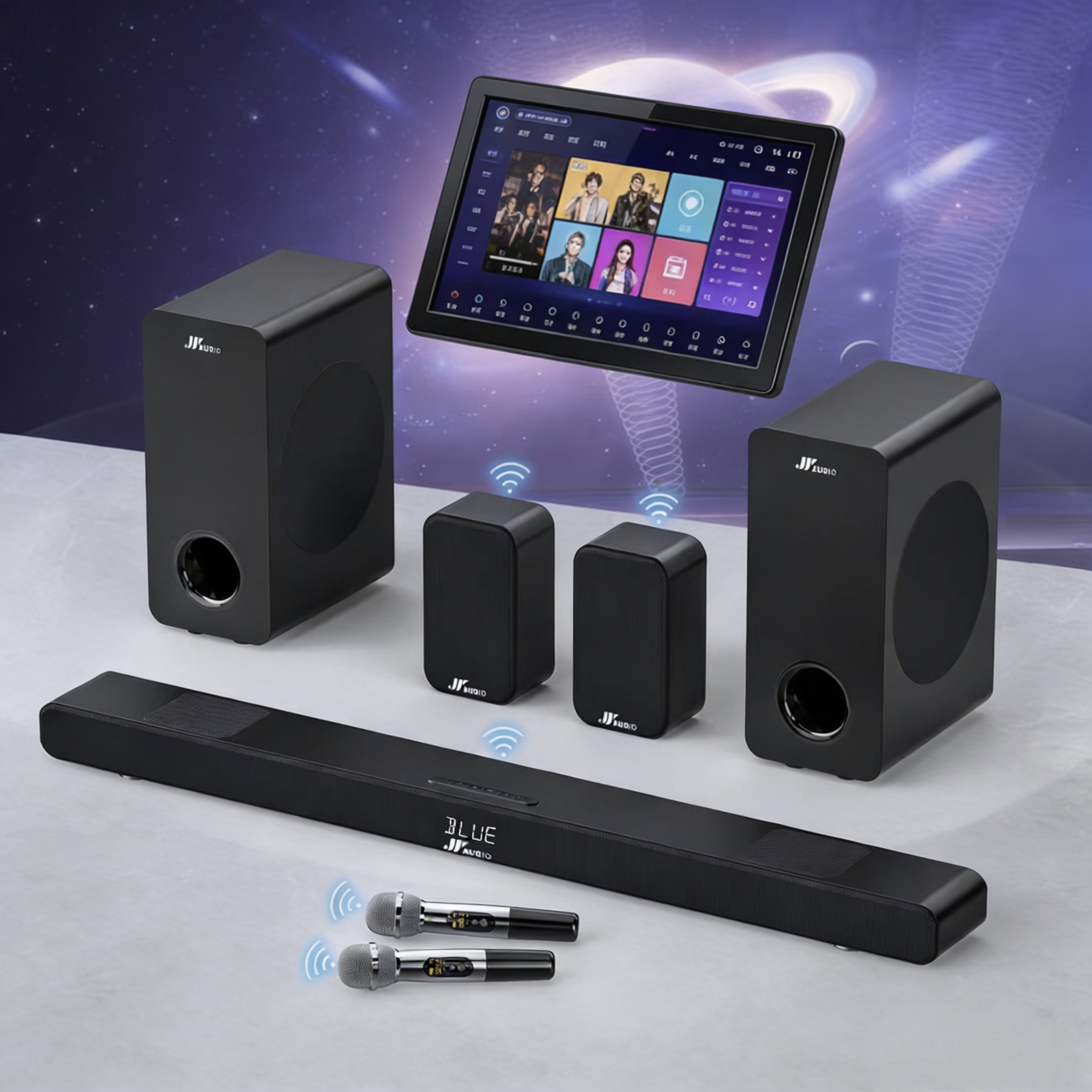 万音M9回音壁电视音响家庭影院客厅家用环绕立体声外接sonos音箱