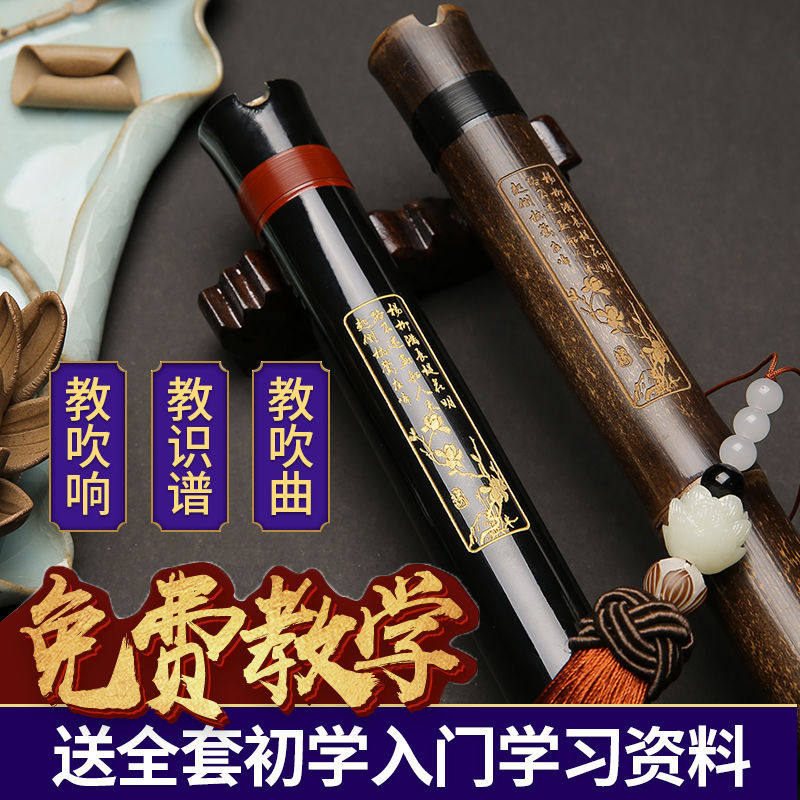 短萧乐器初学入门专业高档F紫竹洞箫笛八孔G调古风玉短箫随身小潇