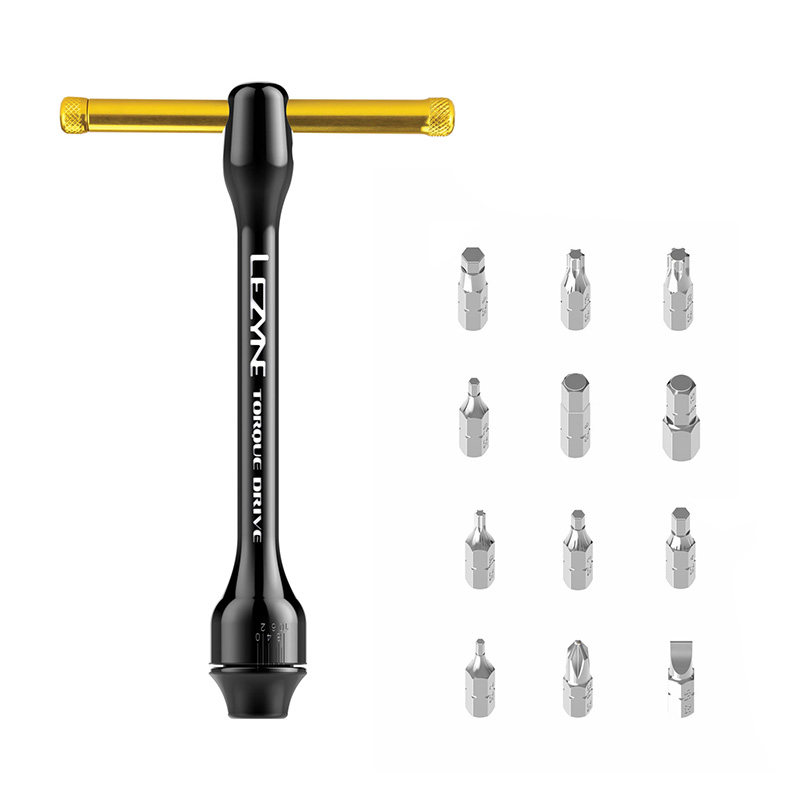 LEZYNE雷音自行车多功能扭力扳手可拆卸内六角一字梅花维修工具包