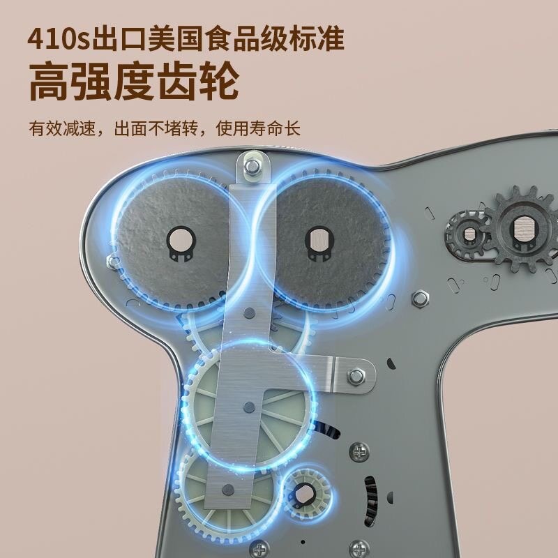 新款压面机家用电动面条机不锈钢多功能全自动压面机大功率铜电机图片