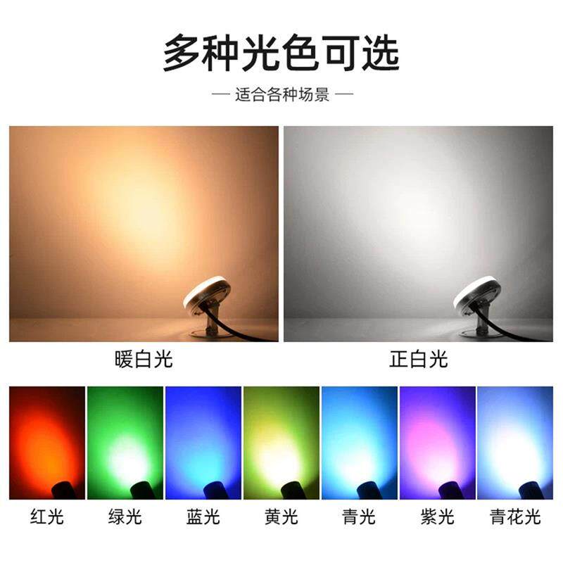 led泳池灯水下壁灯防水明装射灯水底照明墙壁游泳池景观专用24V灯