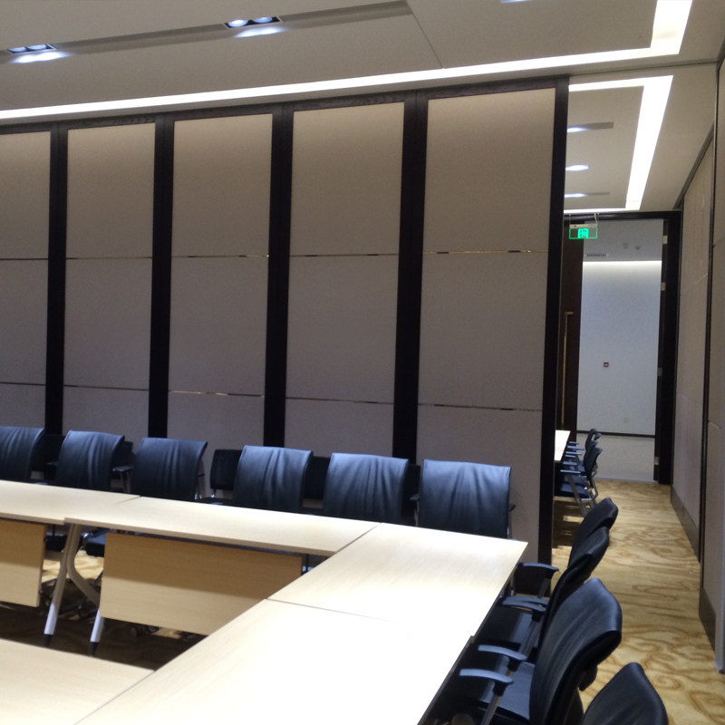 办公室移动隔断墙折叠门悬挂吊轨道会议室活动屏风隔音高隔断厂家
