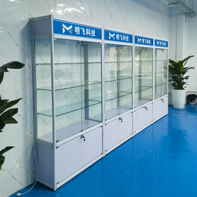 样品玻璃展示柜五金配件古董陶瓷工艺品展示架产品展示陈列架定制