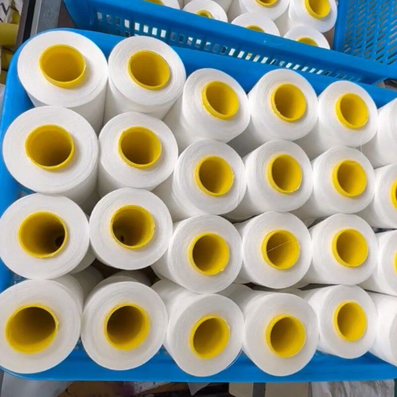 一斤402缝纫线宝塔线高速工业平车缝纫机专用线锁拷边黑白线大卷